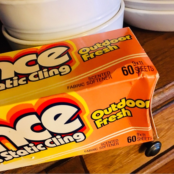 Vintage Bounce fabric softener new box 60 sheets Outdoor Fresh 1987 laundry - Picture 3 of 12